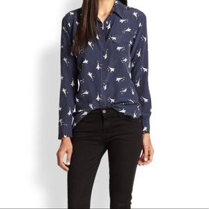 ❌SOLD❌ Equipment Femme Slim Signature blouse